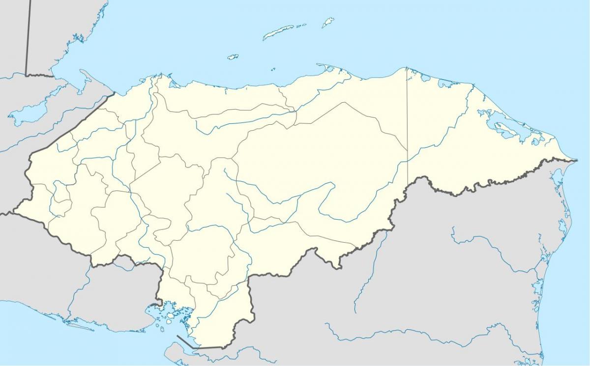 harita Honduras gösteriliyor 