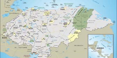 Honduras haritası 