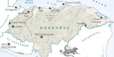 La ceiba Honduras haritası